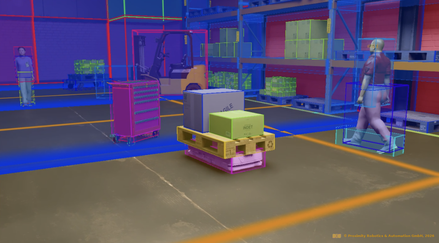 ATP in Isaac Sim Warehouse with (Moving) Obstacles